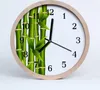 Holzuhr 30fi cm wanduhr - Bambus Bambus Produktbild-Vorschau 1