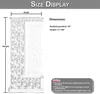 Vorhang Weiß Spitze Blumen Stickerei Voile Transparent Produktbild-Vorschau 7