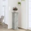 vidaXL Supporto per piante grigio cemento 33x33x100 cm Anteprima dell’immagine prodotto 2
