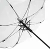 Regenschirm Transparent halbautomatik groß Ø103 cm Produktbild-Vorschau 2