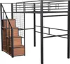 Merax Lit superposé 90x200cm avec escalier et barre de Voir les images du produit 8