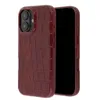 Coque arrière Selencia Croco avec MagSafe pour l'iPhone 16 Voir les images du produit 1
