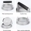 Burgerpresse, 14 cm Aluguss Round Burger Pattie Presse, Produktbild-Vorschau 3