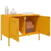 TV-Schrank Senfgelb 68x39x50,5 cm Stahl Produktbild-Vorschau 5