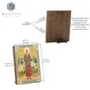 NKlaus Heilige Xenia Holz Ikone 10x12cm christlich Produktbild-Vorschau 2