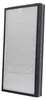 A rectangular air filter with pleats and a black frame. Produktbild-Vorschau