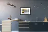 MuchoWow® Gerahmtes Poster Die beiden gelben Straßenbahnen Produktbild-Vorschau 2