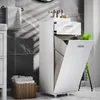 Meuble à linge en bois | Buanderie | Boîte à linge | Panier Voir les images du produit 4