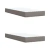 Boxspringbett mit Matratze Taupe 200x200 cm Stoff Produktbild-Vorschau 9