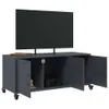 vidaXL TV-Schrank Anthrazit 100,5x39x43,5 cm Stahl Produktbild-Vorschau 4