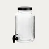 HOMLA VELMO gestreiftes Hahnglas mit schwarzem Deckel 6 l Produktbild-Vorschau 6