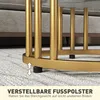 HOMCOM Couchtisch rund 2er Set Beistelltisch mit Ablage Produktbild-Vorschau 7