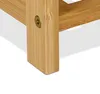 Relaxdays Schuhbank, Polsterbank mit Schuhablage, 2 Ebenen, Produktbild-Vorschau 9