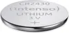 A close-up, studio shot of a single silver coin cell battery. Anteprima dell’immagine prodotto