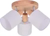 ZMH Deckenstrahler 3 Flammig Rund Holz LED Deckenlampe Produktbild-Vorschau 9