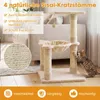 COSTWAY Tiragraffi piccolo, tiragraffi per gatti con comoda Anteprima dell’immagine prodotto 6