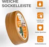 Sockelleiste Selbstklebend 32x23 mm Kunststoff, Knickleiste Produktbild-Vorschau 3
