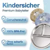 Baby Teller mit Saugnapf Rutschfester Edelstahl Produktbild-Vorschau 3