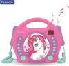 LEXIBOOK CD-Player Karaoke inkl.2Mikrofone Batterie Unicorn Voir les images du produit 1