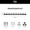 TOJ Living Armadio a muro - 78CM - 20 Ganci - Ganci per Anteprima dell’immagine prodotto 4