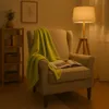 A cozy living room scene with a comfortable armchair, a floor lamp, and a bookshelf. Produktbild-Vorschau