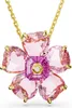 Swarovski Halskette Uni Idyllia Flower Pink Gold‑Tone Produktbild-Vorschau 1