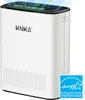 A white air purifier with a black top and green accents, emitting blue and green air particles. An Energy Star logo is visible in the bottom right corner. Produktbild-Vorschau