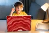 MuchoWow® Laptop Aufkleber Sticker Cover Achat - Rot - Produktbild-Vorschau 3