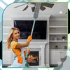 Plochá kefa na čistenie prachu s teleskopickou rukoväťou Náhľad obrázku produktu 2
