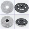 A collage of four images showing a replacement mop head and its holder for a robot vacuum cleaner. Produktbild-Vorschau