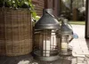 Zink Laternen 2er Set mit Glas Windlicht im Industrie-Look Produktbild-Vorschau 4