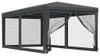 vidaXL Partyzelt mit 6 Mesh-Seitenwänden Anthrazit 3x6 m Produktbild-Vorschau 1