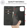 iPhone 13 Pro Hülle, Standfunktion Kartenfach Wallet Leder Produktbild-Vorschau 5