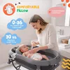 Baignoire pour bébé moovkee avec support, 80 cm, gris Voir les images du produit 3