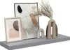 vidaXL Závěsná police Grey 80x23,5x3,8 cm MDF Náhled obrázku produktu 5