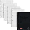 BRUNNEN 1067928590 Collegeblock A4 schwarz, Lin.28 5St Produktbild-Vorschau 1