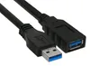InLine USB 3.2 Gen.1 Kabel, A Stecker / Buchse, schwarz, Produktbild-Vorschau 5