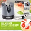 GOURMETmaxx Messerschärfer 6,4x7,3cm anthrazit/schwarz Produktbild-Vorschau 2