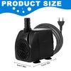 Wasserpumpe Tauchpumpe, für Teich Brunnen Aquarium Garten, Produktbild-Vorschau 2