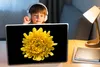 MuchoWow® Laptop Aufkleber Sticker Cover Eine gelbe Produktbild-Vorschau 3