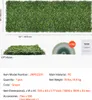 VEVOR Siepe artificiale, 3000x1000x45mm, parete vegetale Anteprima dell’immagine prodotto 7