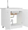 vidaXL Základná skrinka pod umývadlo Lyon biela 80x46x81,5 Náhľad obrázku produktu 3