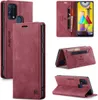 Galaxy M31 Brieftasche Hülle, Retro Kunstledertasche Stand Produktbild-Vorschau 1