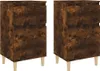 vidaXL Nočné stolíky 2 ks. Údený dub 40x35x70 cm Náhľad obrázku produktu 2