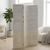 Paravent Séparation de pièce 3 pièces Bois Cloison gris Voir les images du produit 9