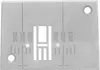 A sewing machine needle plate with measurement markings. Produktbild-Vorschau