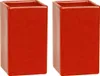 Spirella Zahnputzbecher Zahnbürstenhalter "Quadro", rot, Produktbild-Vorschau 1