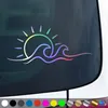 PantherPixel Strand Meer Aufkleber Sonnenschein Camping Produktbild-Vorschau 1