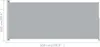 vidaXL Marquise latérale extensible 220x500 cm Gris Voir les images du produit 13