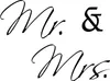Mister und Misses - Hochzeitsaufkleber - Autoaufkleber - mr Produktbild-Vorschau 1